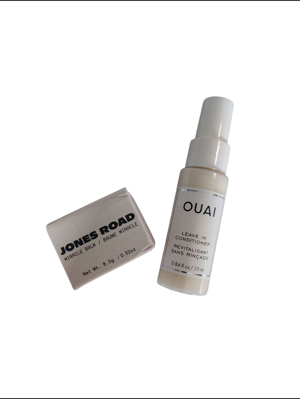 OUAI Leave-In Conditioner + Jones Road Miracle Balm Bundle